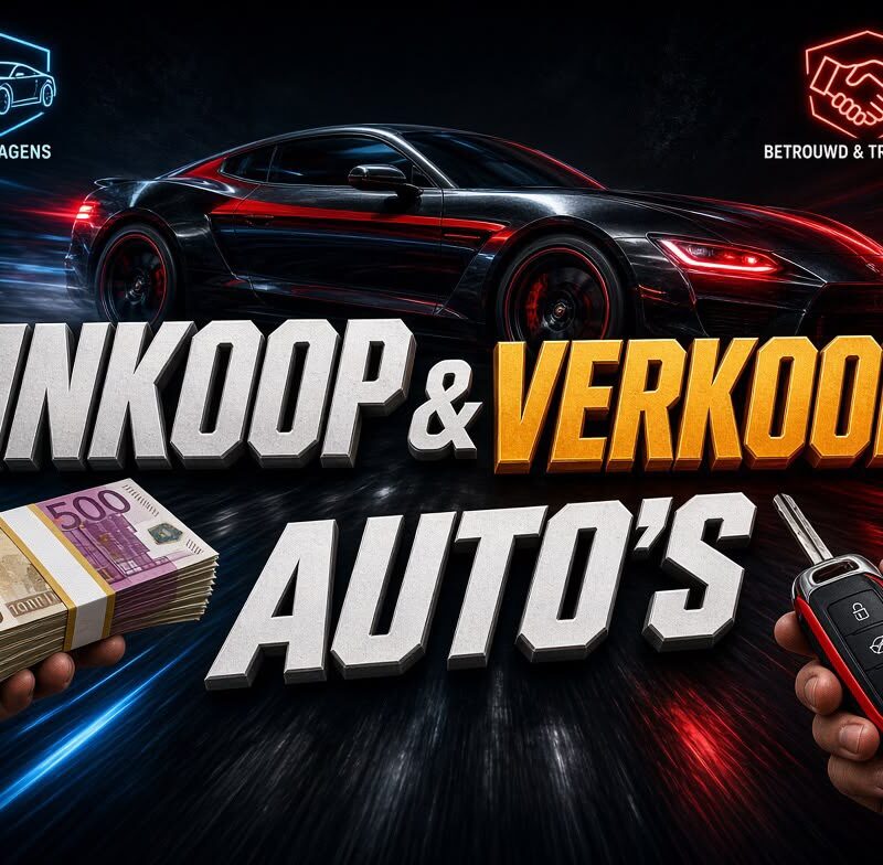 Inkoop en verkoop van auto's: geld en autosleutel worden overhandigd